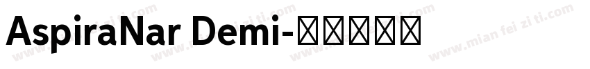 AspiraNar Demi字体转换